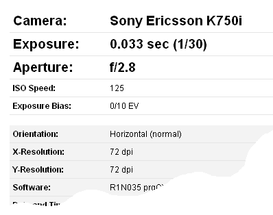 EXIF Data