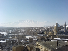 امامزاده سنجان، کوه سفیدخانی (سیفیدخنه) در یک روز آغازین زمستانی