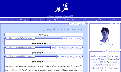 فیلمهایی که دیده‌ام